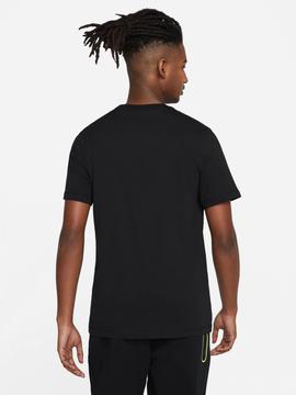 Camiseta Nike Negro/Verde Hombre