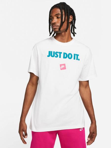 Th magia flexible Camiseta Nike JDI Bco/Azul/Rosa Hombre