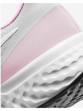 Zapatilla Nike Revolution Gris/Rosa