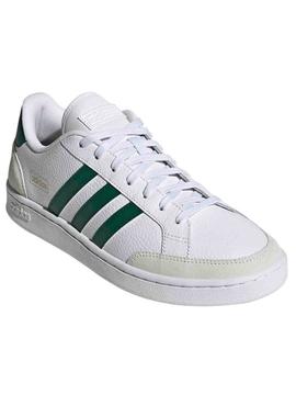 Zapatilla Adidas Grand Court Blanco/Verde Hombre
