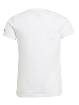 Camiseta Adidas Blanco Niña