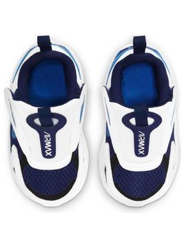Zapatilla Nike Air Max Bolt Blanco Azul Niño