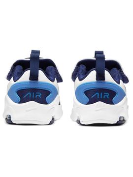 Zapatilla Nike Air Max Bolt Blanco Azul Niño