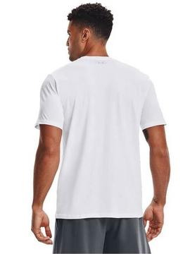Camiseta Under Armour Blanco/Negro Hombre