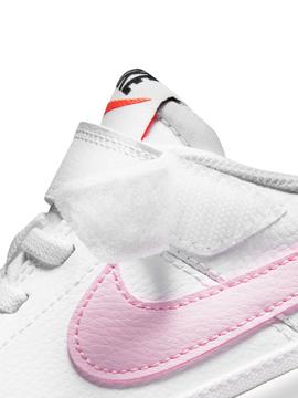 Zapatilla Nike Legacy Blanco Rosa Niña