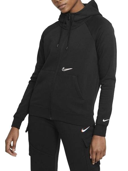 Estúpido Ten confianza moverse Chaqueta Nike Negra Logo Pecho Mujer