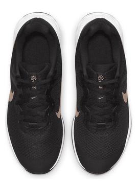 Zapatilla Nike Revolution Negro/Oro