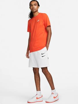 Camiseta Nike Naranja Hombre