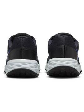 Zapatilla Nike Revolution 6 Negro/Bco Hombre