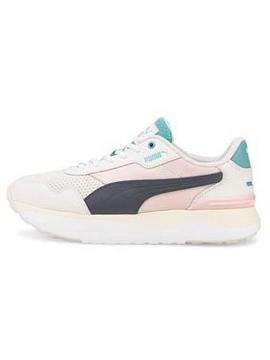 Zapatillas Puma R78 Voyage Crema Mujer