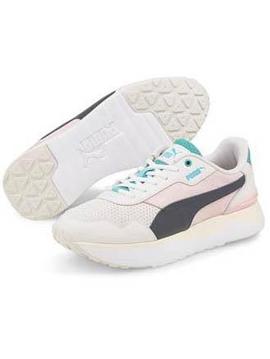 Zapatillas Puma R78 Voyage Crema Mujer