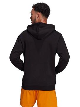 Sudadera Adidas Negro/Naranja Hombre