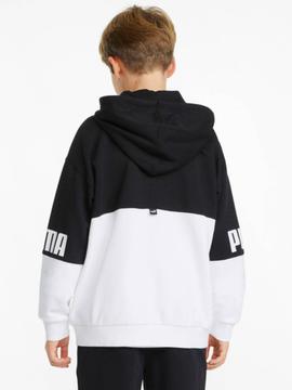 Chaqueta Puma Power Negro/Bco Niño