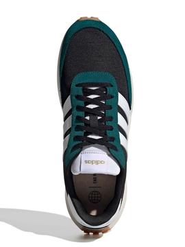 Zapatilla Adidas RUN 70S Negro/Verde Hombre