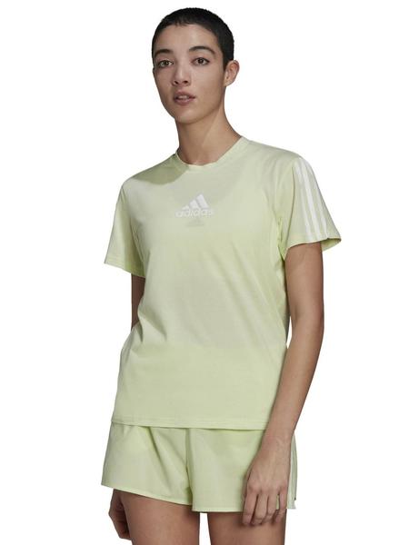Anotar Depender de Color rosa Camiseta Adidas Verde Mujer