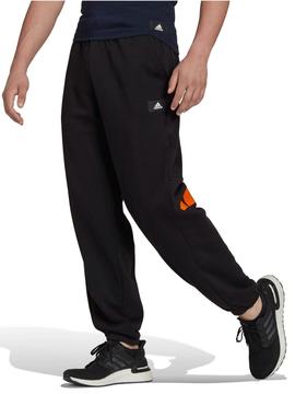 Pantalon Adidas 3Bar Negro/Naranja Hombre