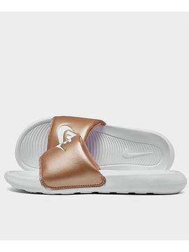 Chancla Nike Victori One Bco/Bronce