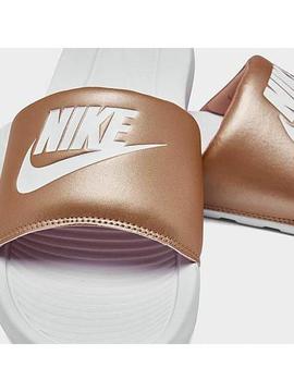 Chancla Nike Victori One Bco/Bronce