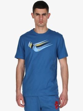 Camiseta Nike Azul Hombre