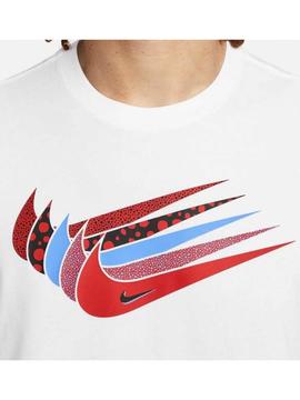 Camiseta Nike Swoosh Blanco Hombre