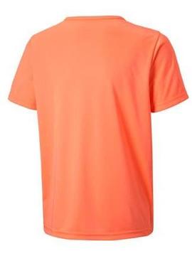 Camiseta Tecnica Puma Naranja Niño