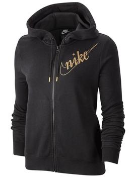 Chaqueta Nike Negro/Oro Mujer