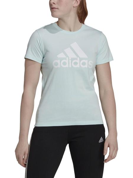 Brisa Correspondiente Suplemento Camiseta Adidas Celeste Mujer