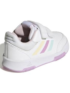 Zapatilla Adidas Tensaur Blanco Lila Jr