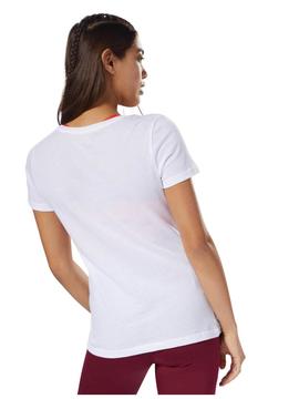 Camiseta Reebok Blanco Mujer