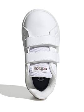 Zapatilla Adidas Grand Court Blanco Iridiscente