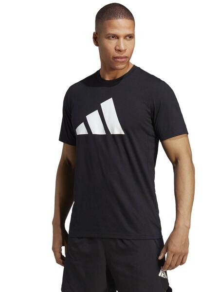 Camiseta Adidas Logo Negro Hombre