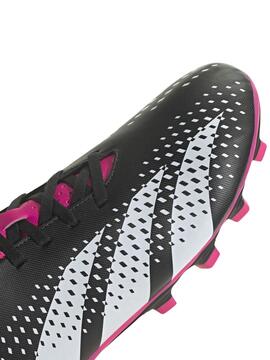 Bota Adidas Predator Accuracy FxG Ngro/Rosa Hombre