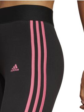 Malla Adidas Loungewear Ess 3S Negro/Rosa Mujer