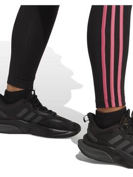 Malla Adidas Loungewear Ess 3S Negro/Rosa Mujer