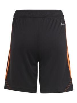 Pantalon Corto Adidas Tiro23 Negro/Naranja Niño