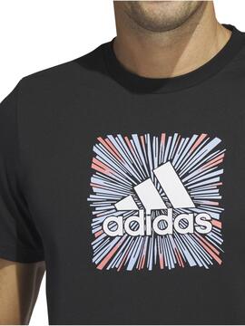 Camiseta Adidas OPT Negro Hombre