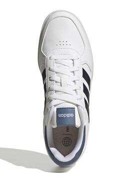 Zapatilla Adidas Courtbeat Bco/Azul Hombre