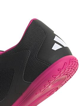 Bota Futbol Sala Adidas Accuracy Negro/Fucsia