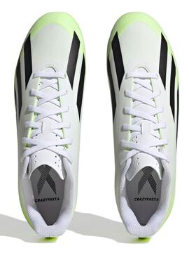 Bota de Futbol Adidas X Crazyfast Bco/Amar Hombre