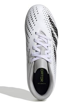 Bota de Futbol Adidas Predator Accuracy Bco/Neg Jr