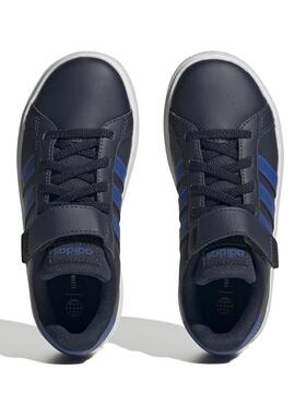 Zapatilla Adidas Grand Court Marino Niño