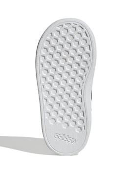 Zapatilla Adidas Grand Court Bco/Verde Bebe