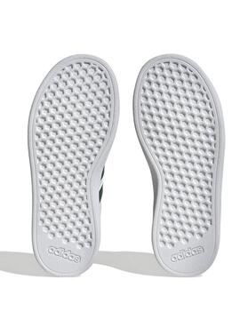Zapatilla Adidas Grand Court Bco/Verde Niñ@