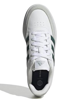 Zapatilla Adidas Breaknet Bco/Verde Hombre