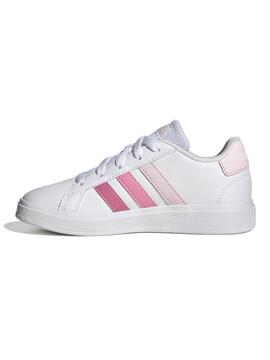 Zapatilla Adidas Grand Court Bco/Rosa Nujer