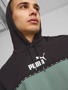 Sudadera Puma Verde Negro Hombre
