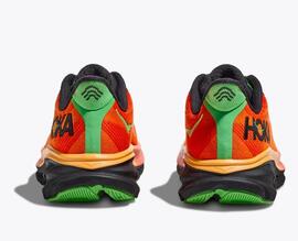 Zapatilla Hoka Clifton 9 Naranja/Negro Hombre
