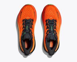 Zapatilla Hoka Clifton 9 Naranja/Negro Hombre