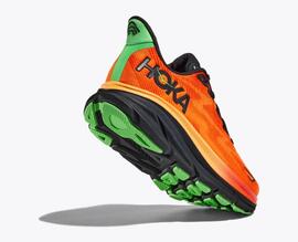 Zapatilla Hoka Clifton 9 Naranja/Negro Hombre