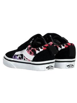 Zapatilla Vans Ward V Negro/Print Bebe